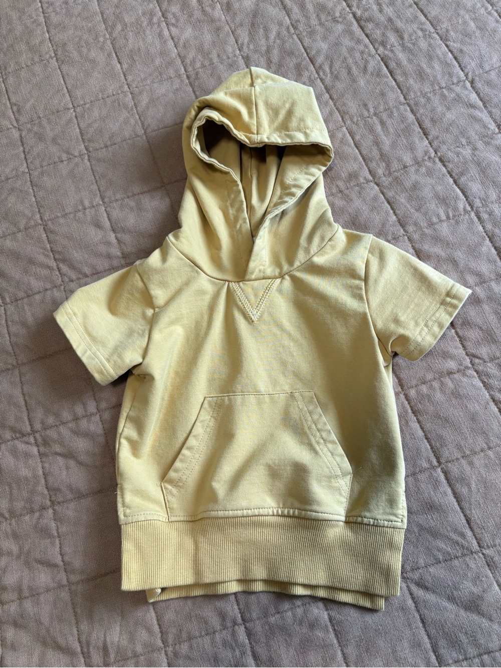 Little Bipsy Short Sleeve Hoodie Pullover Top 12-18M NWOT